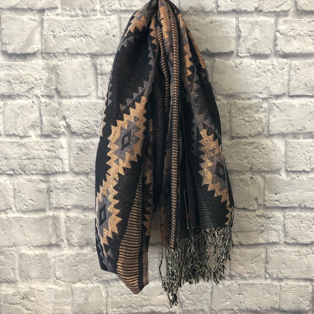 Bohemian Pattern Scarf/ Shawl
